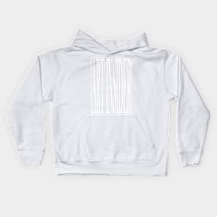 ART INSIDER V.1 (white print) Kids Hoodie